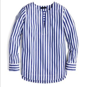 J. Crew Bold Stripe Utility Top
